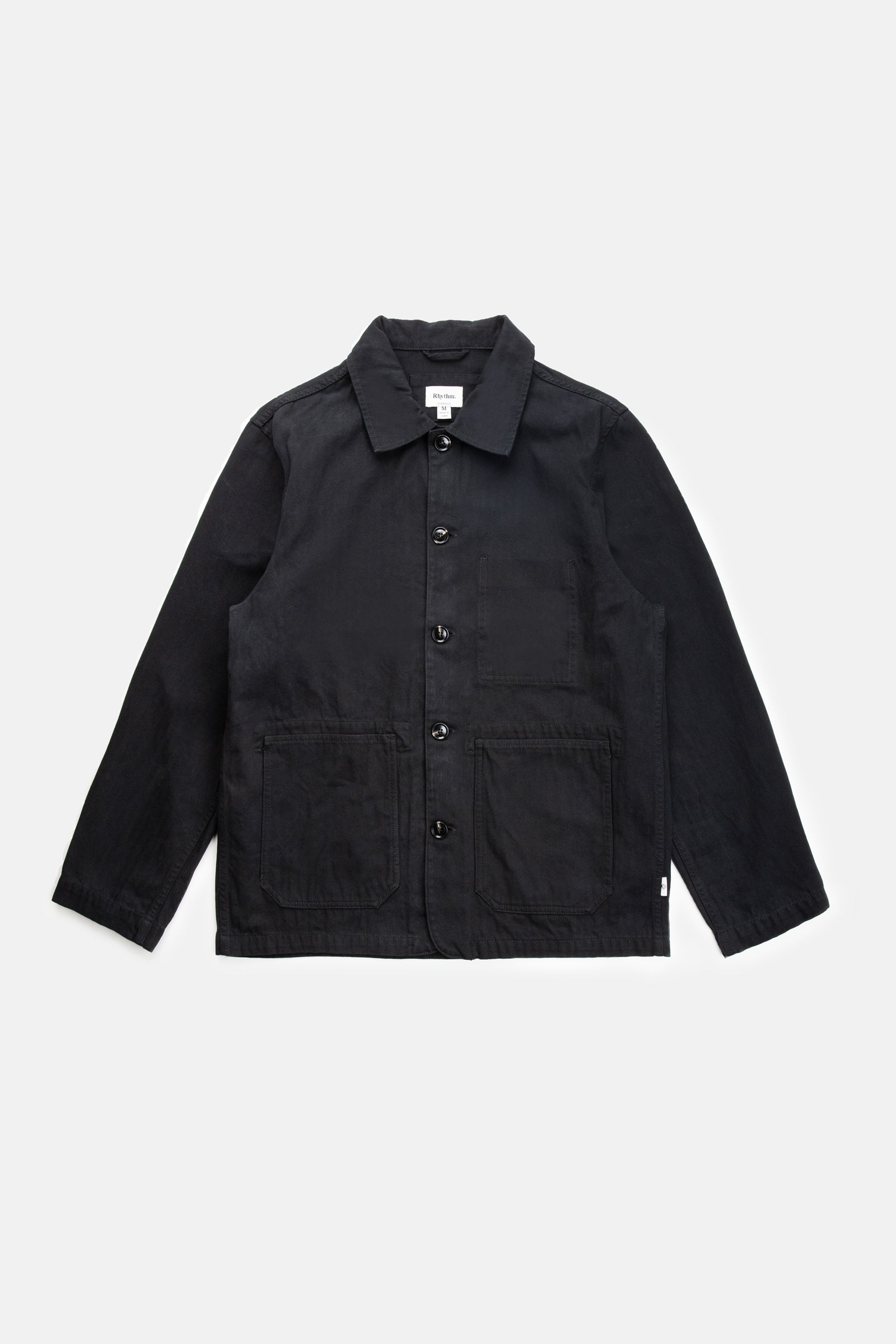 Workwear Utility Printed Jacket Black Rhythm EU