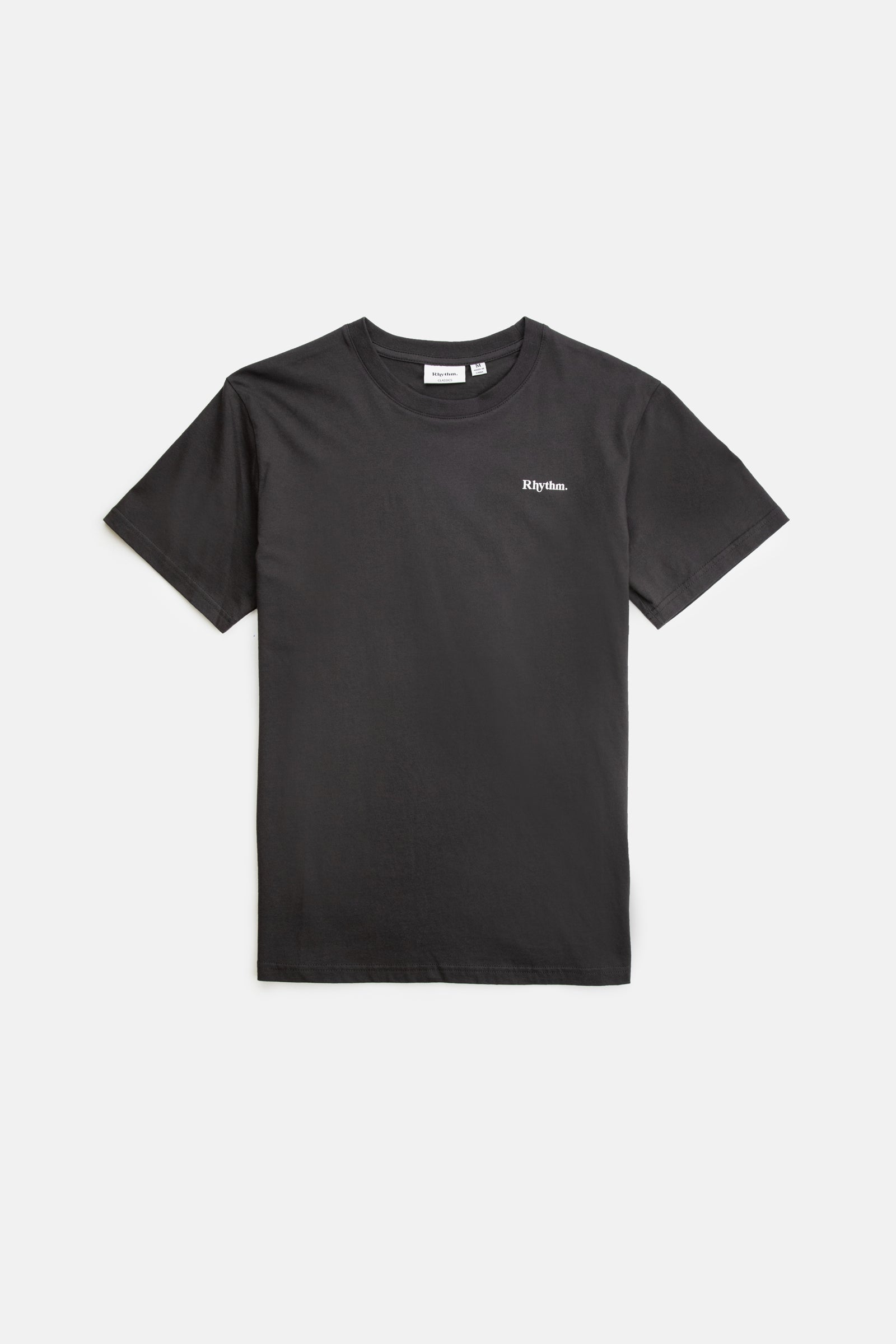Organic Cotton Black Script Logo T-Shirt – Rhythm EU Standard