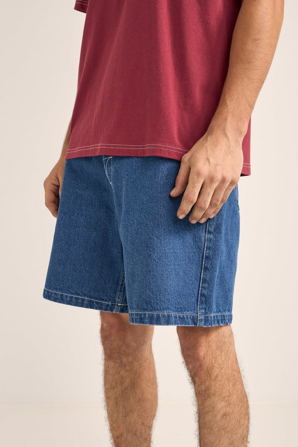 Essential Denim Short Dark Wash