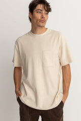 Vintage Terry Ss T Shirt Natural