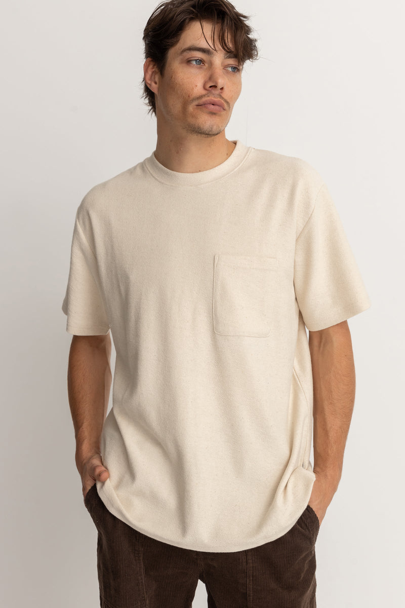 Vintage Terry Ss T-Shirt Natural