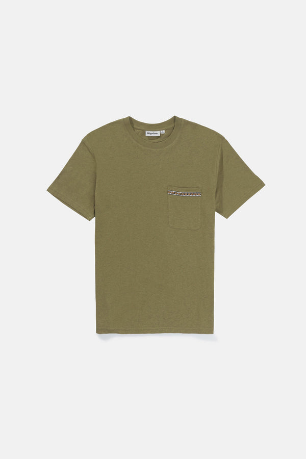 Linen Ss T Shirt Olive