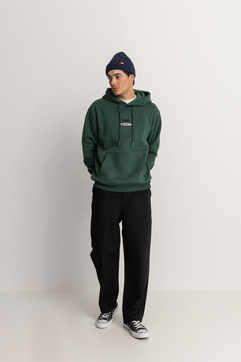 Embroidered Fleece Hood Pine