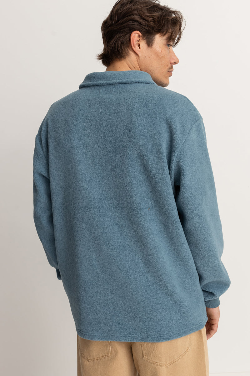 Oskar 1 4 Zip Reverse Fleece Slate