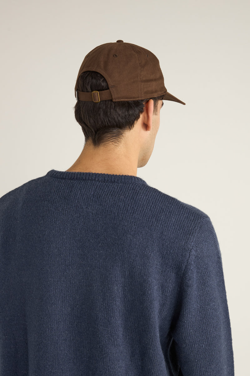 Essential Brushed Twill Cap Vintage Brown