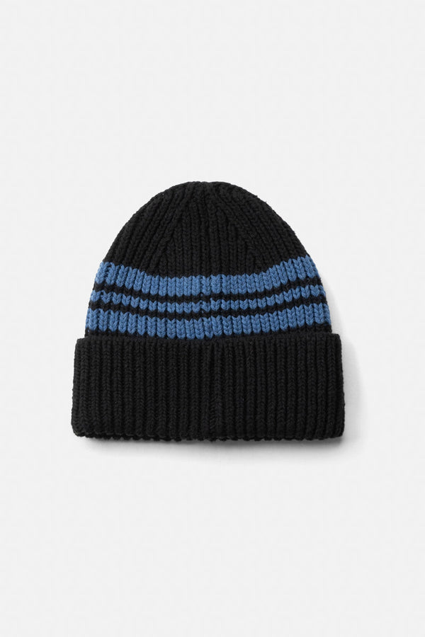 Stripe Beanie Black