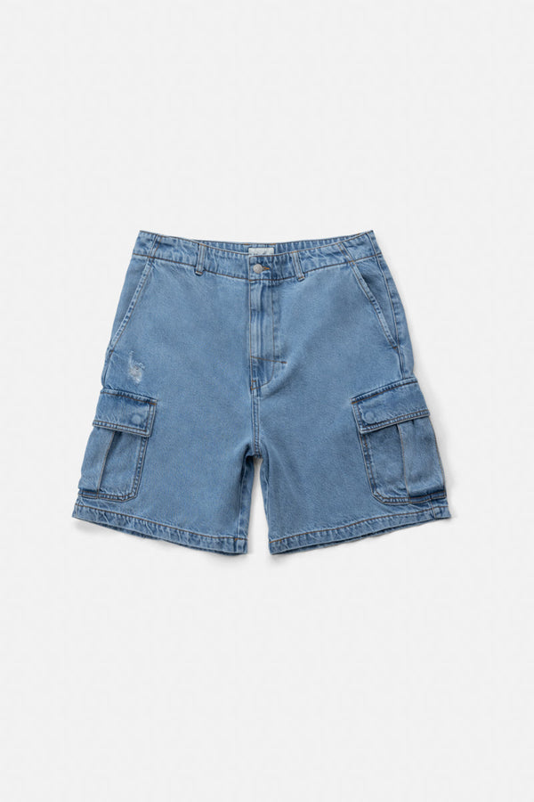 Denim Cargo Short