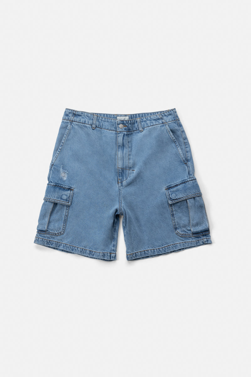 Denim Cargo Short