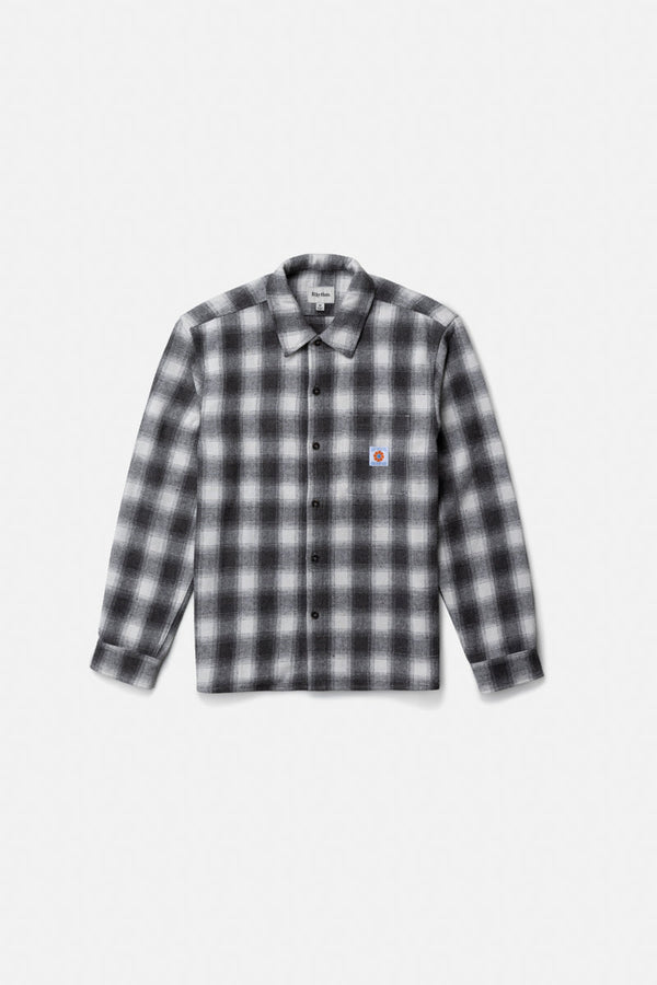 Plaid Ls Flannel Shirt Ash
