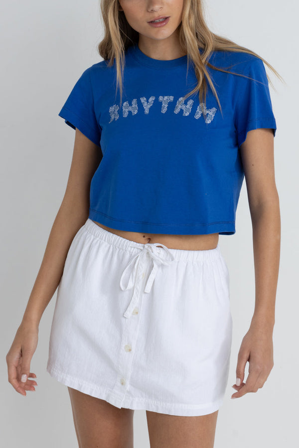 Rhythm Flower Crop Crew Tee