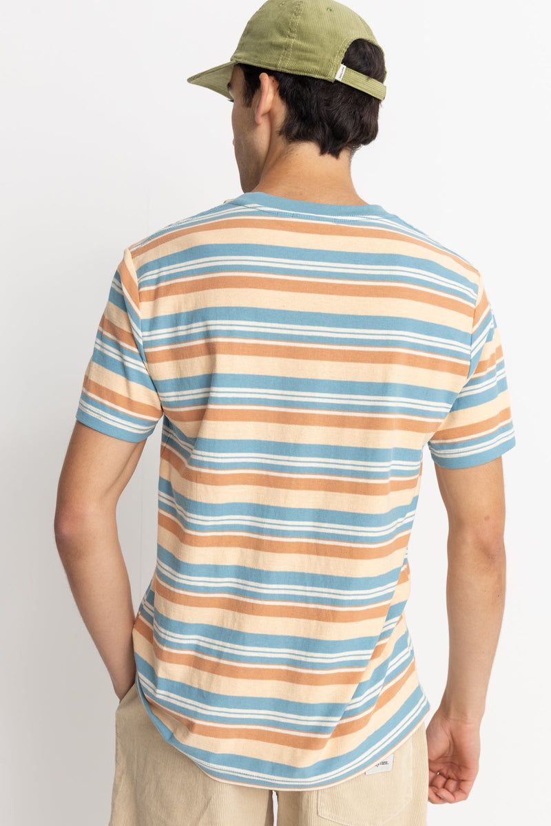 Everyday Stripe Ss T-Shirt Mineral Blue