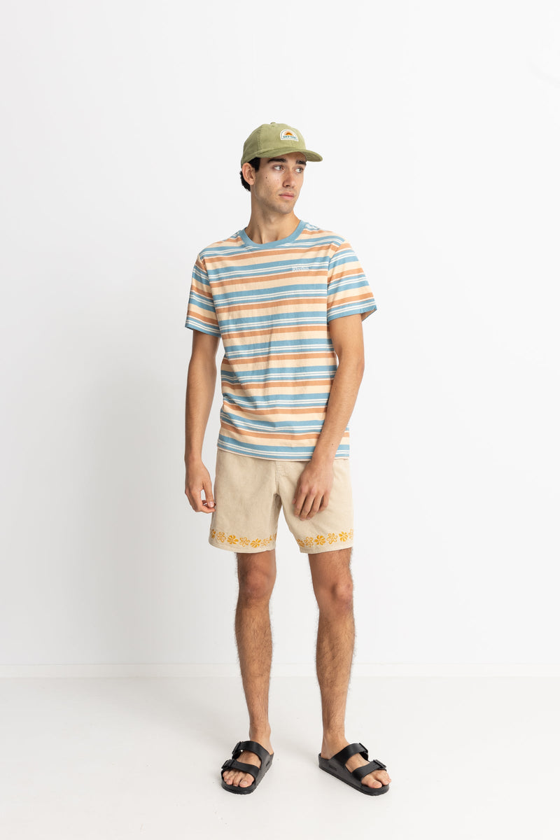 Everyday Stripe Ss T-Shirt Mineral Blue