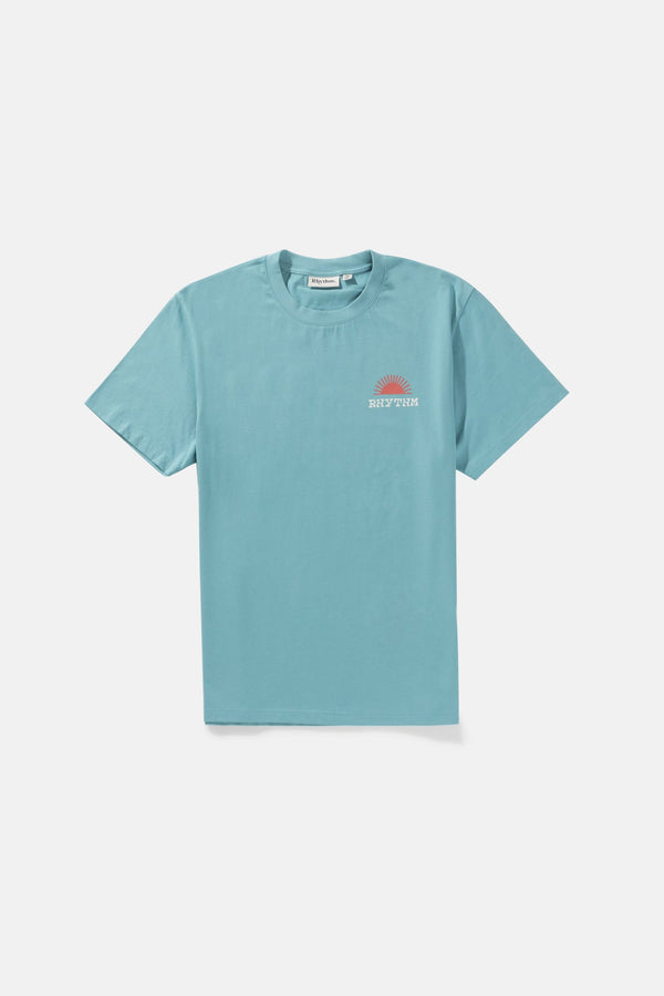 Lull Ss T-Shirt Mineral Blue