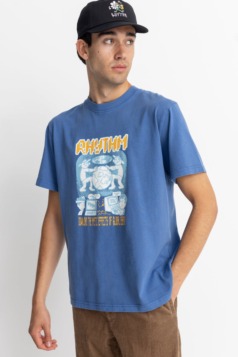 Mystic Effects Vintage Ss T-Shirt Cobalt