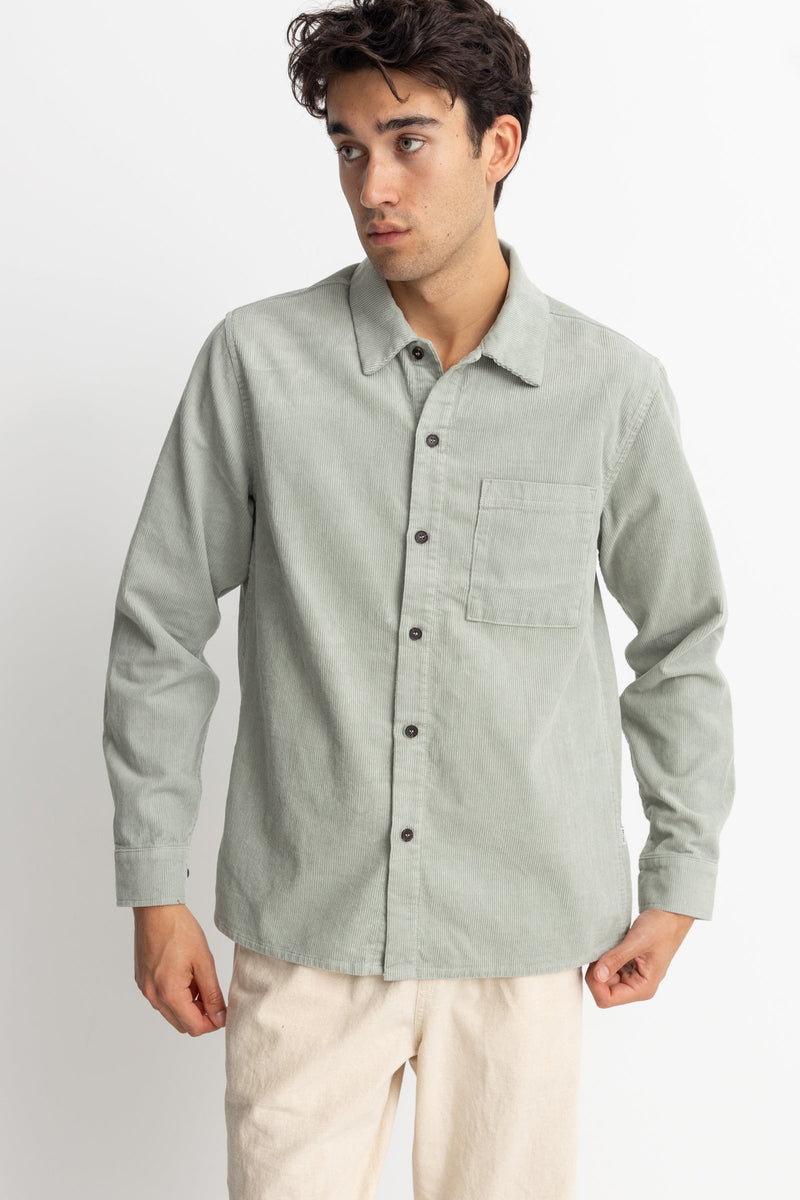 Corduroy Ls Shirt Seafoam