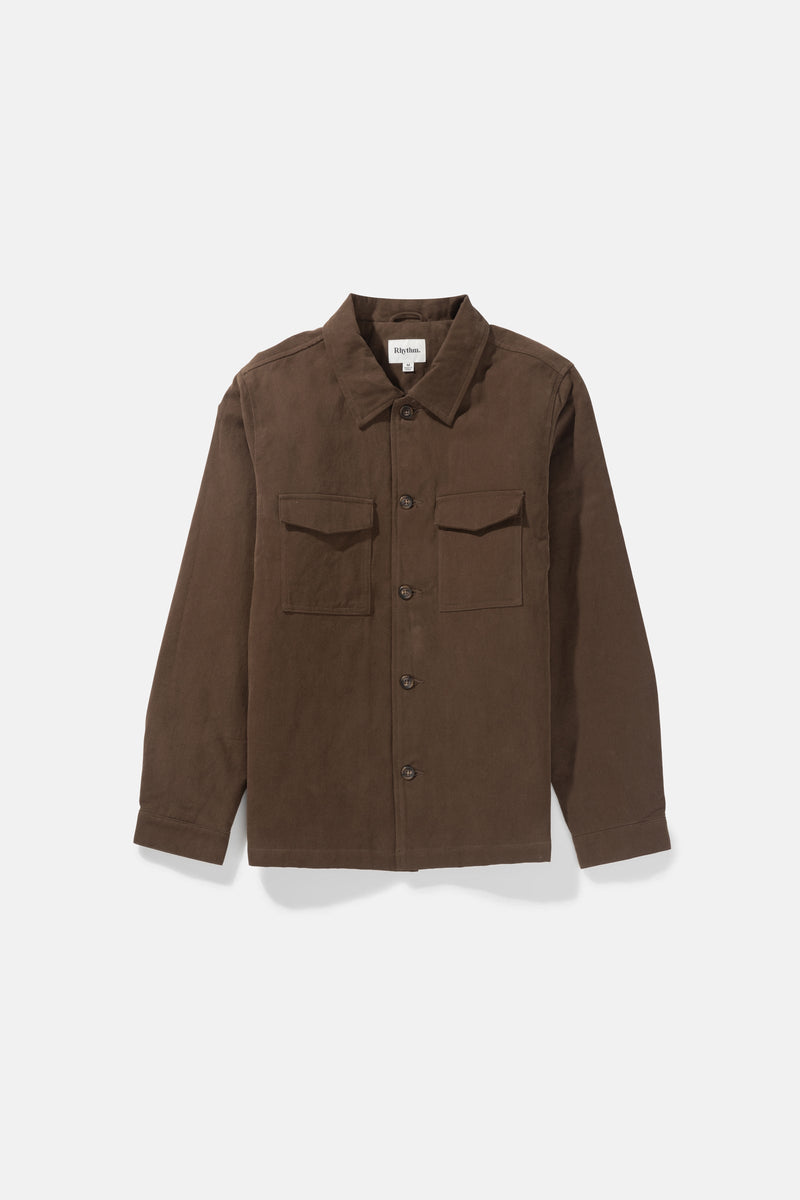 Insulated Overshirt Chocolate