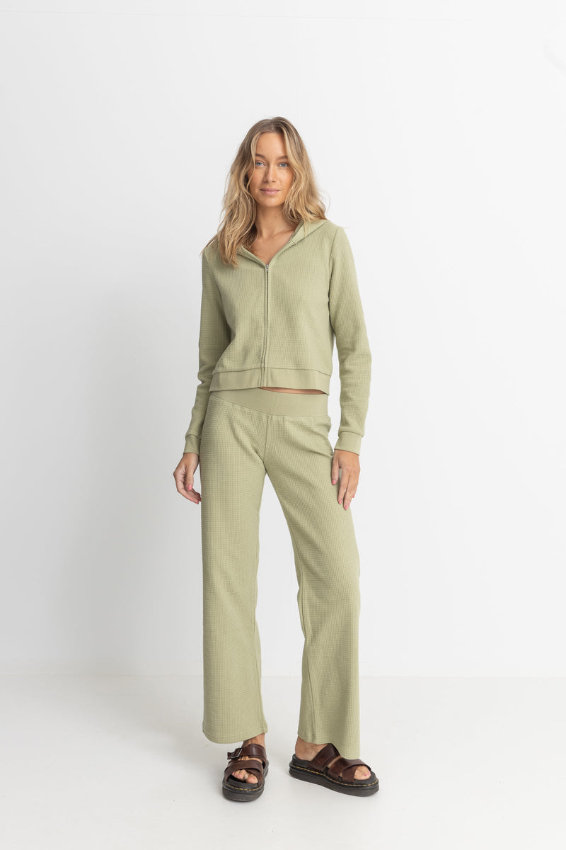 Light Layers Zip Up Sage