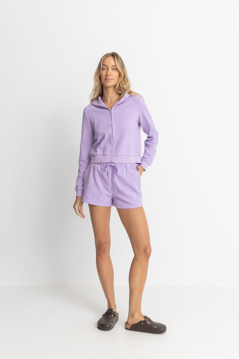 Light Layers Zip Up Lavender