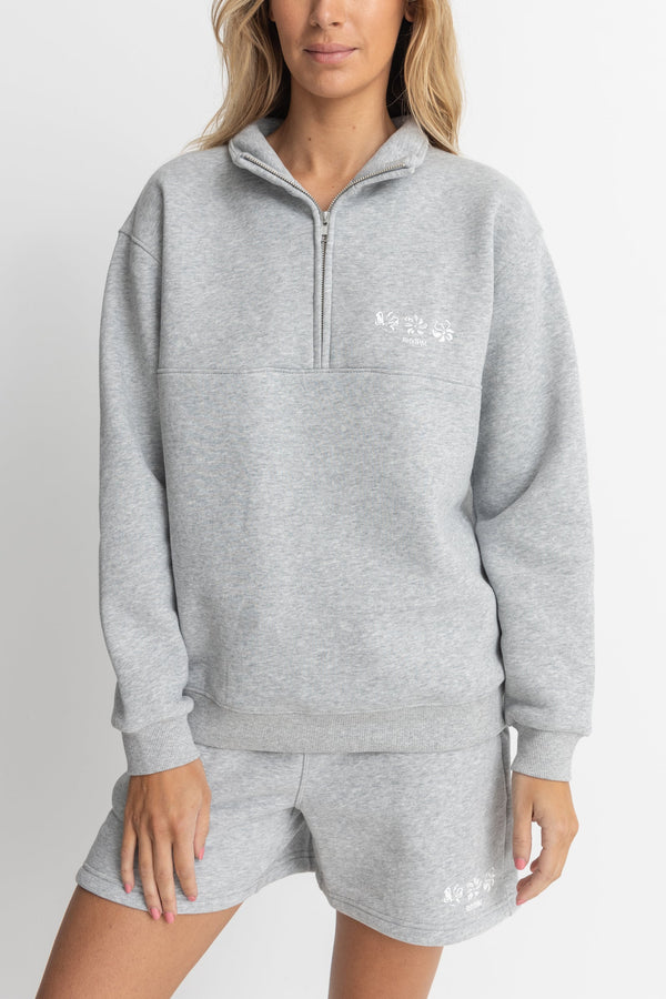 Pacifica 1/ 4 Zip Fleece Grey