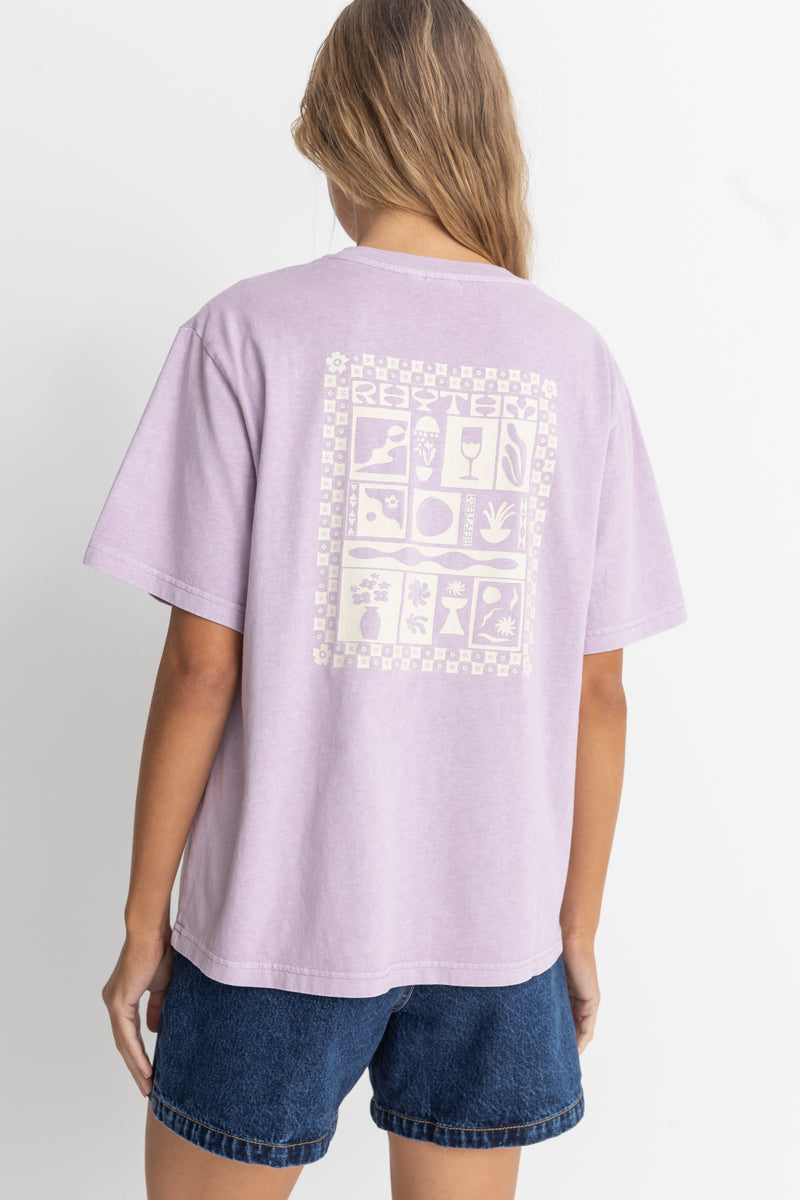 Scenescape Oversized T-Shirt Lilac