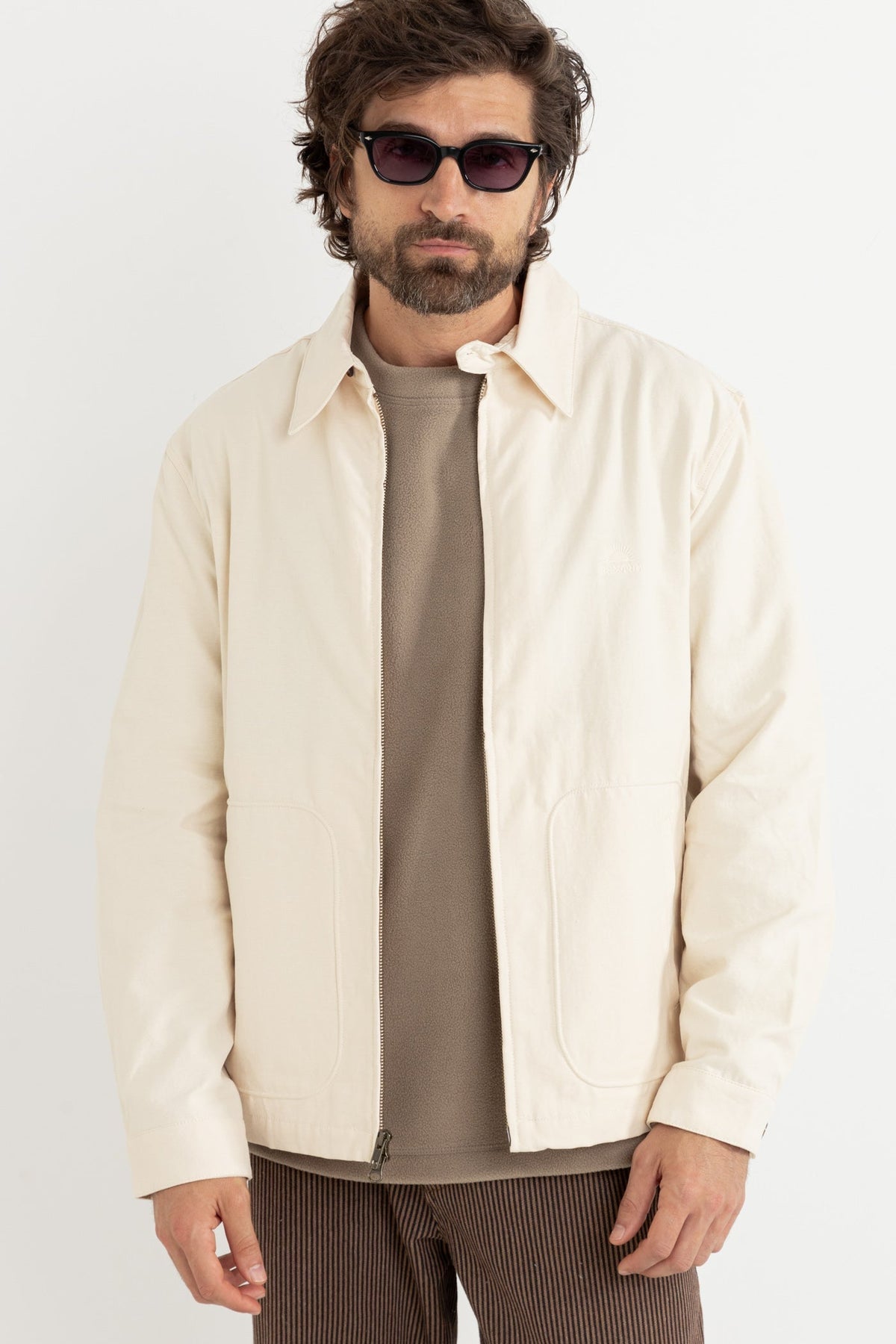 ［argue］LINEN ESSENTIAL RHYTHM JACKET Mens Jackets | Clothing | Rhythm – Rhythm EU