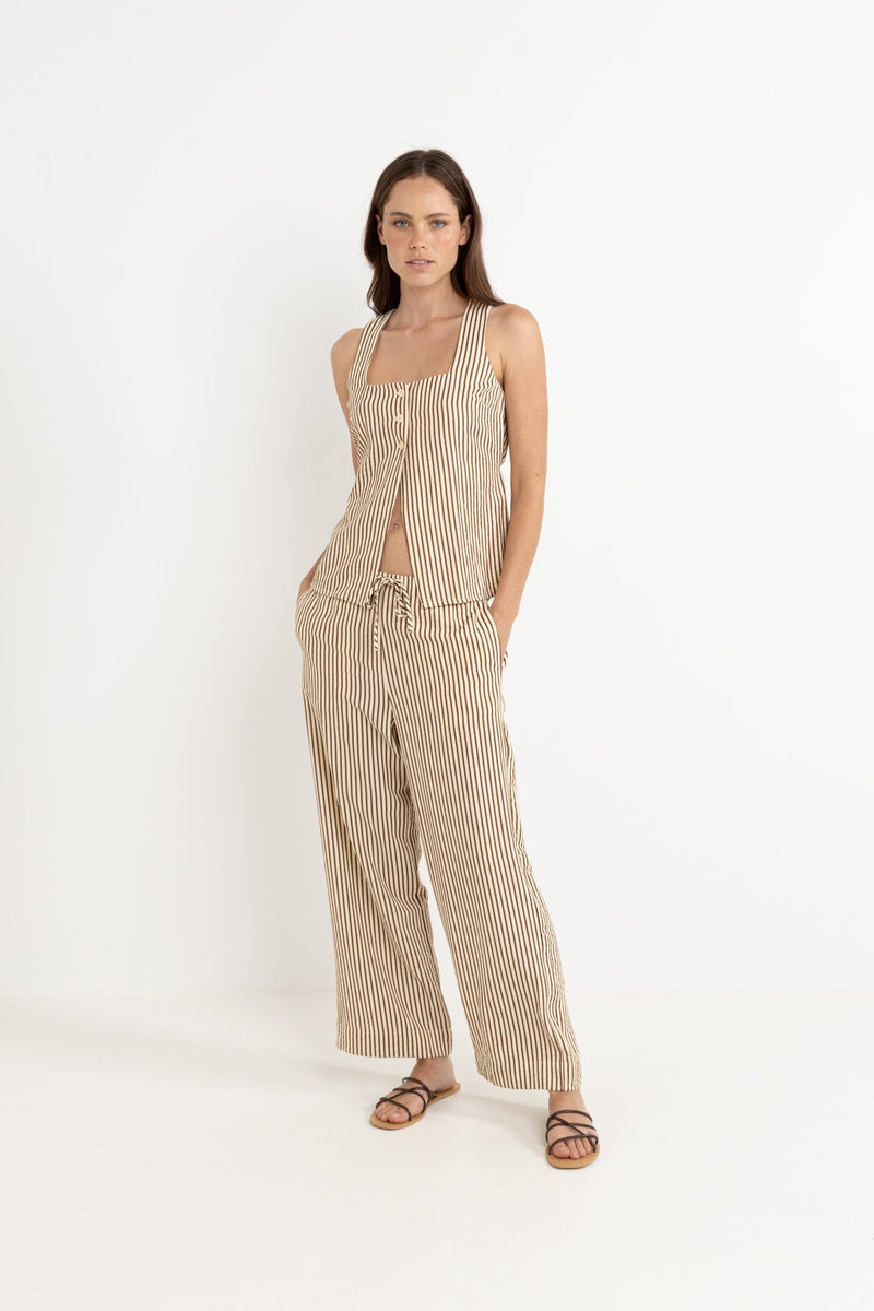 Cove Drawstring Pant Natural