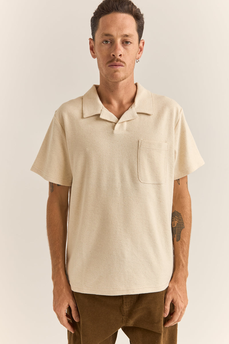 Vintage Terry Polo Natural