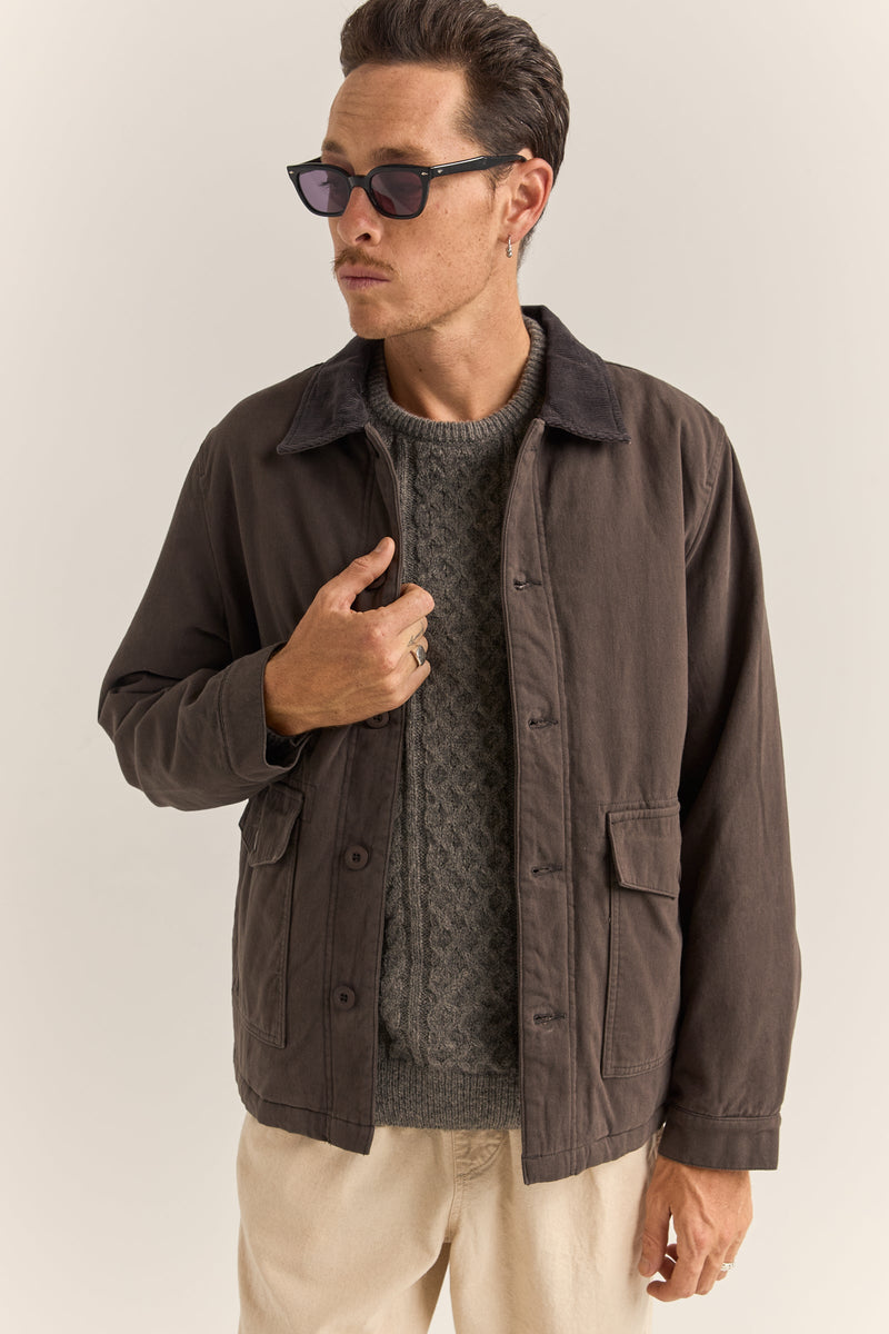 Type-12 Jacket Washed Black