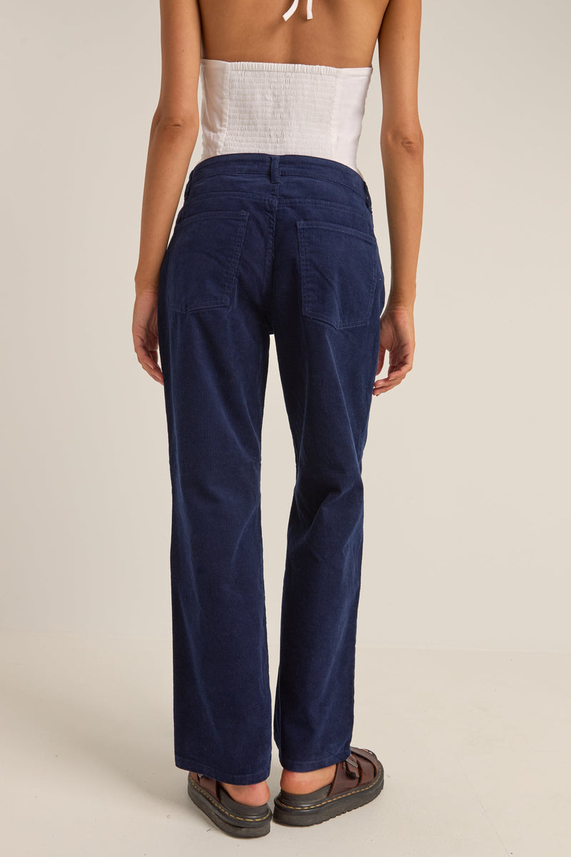 Lula Low Rise Pant Navy