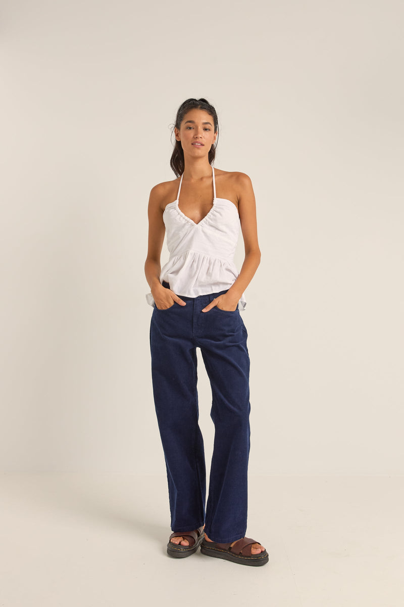 Lula Low Rise Pant Navy