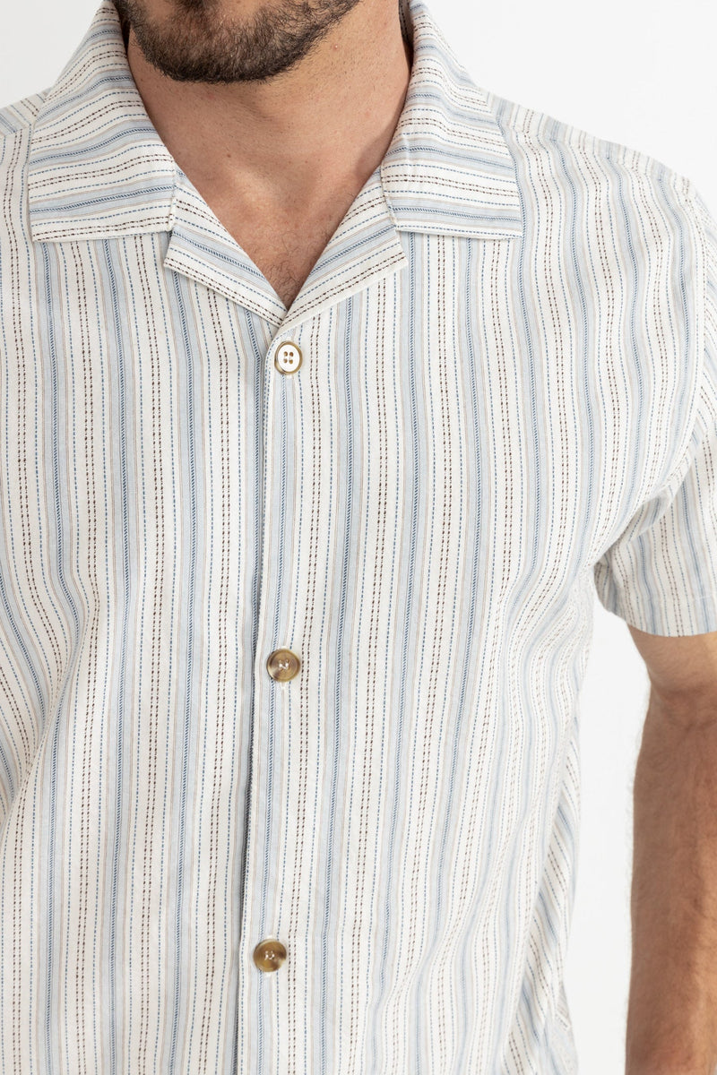 Vacation Stripe Ss Shirt