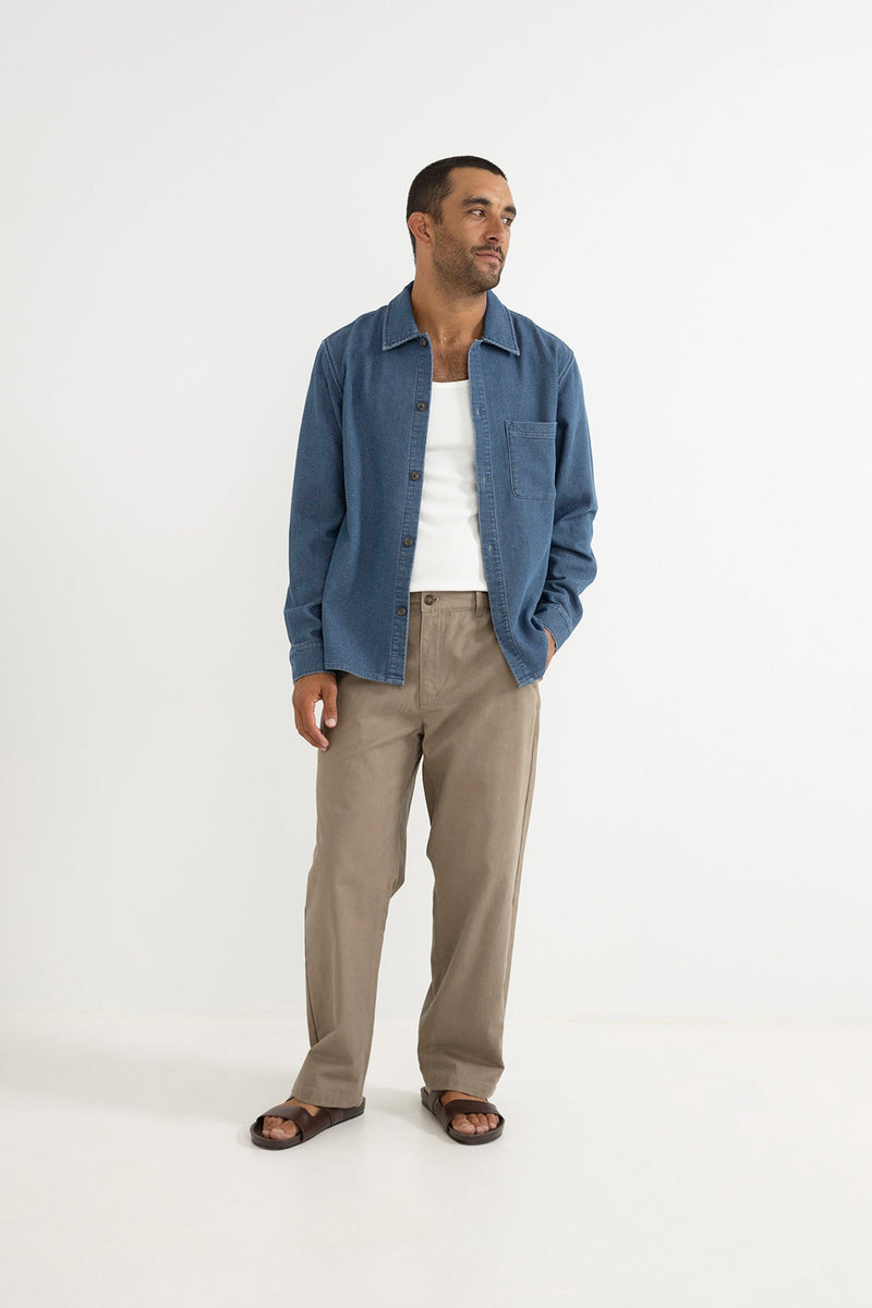 Textured Wale Ls Shirt