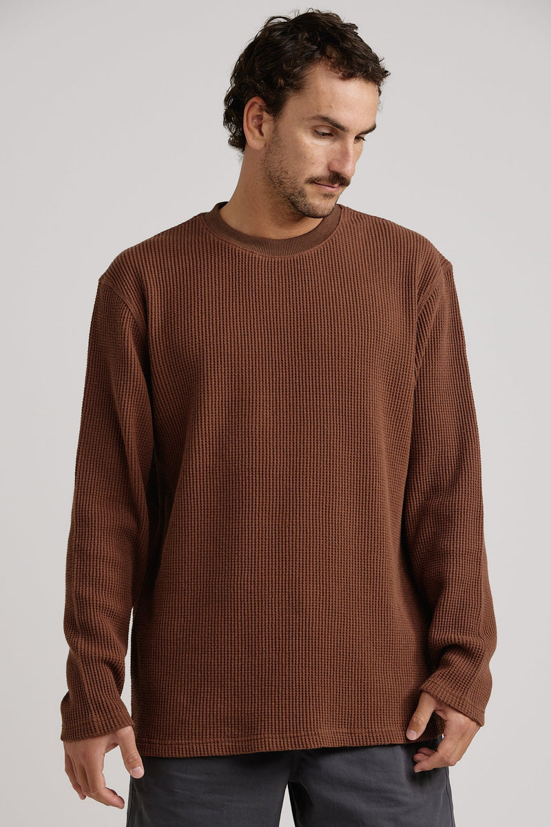 Waffle Knit Chocolate