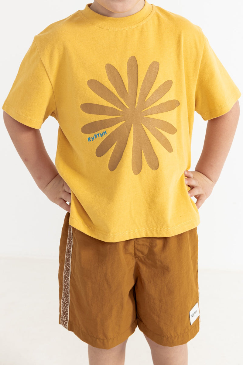 Kids Sun Ra SS T-Shirt Sun Yellow