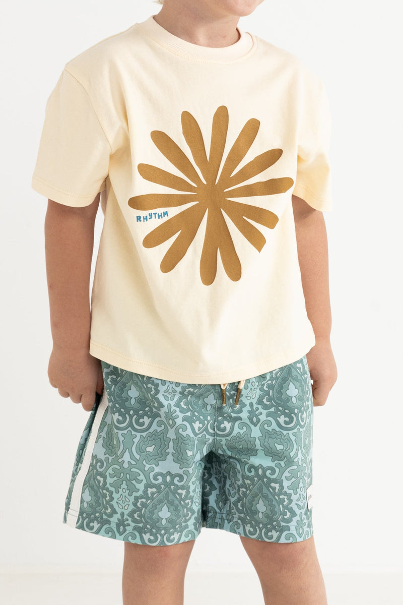 Kids Sun Ra SS T-Shirt Natural White