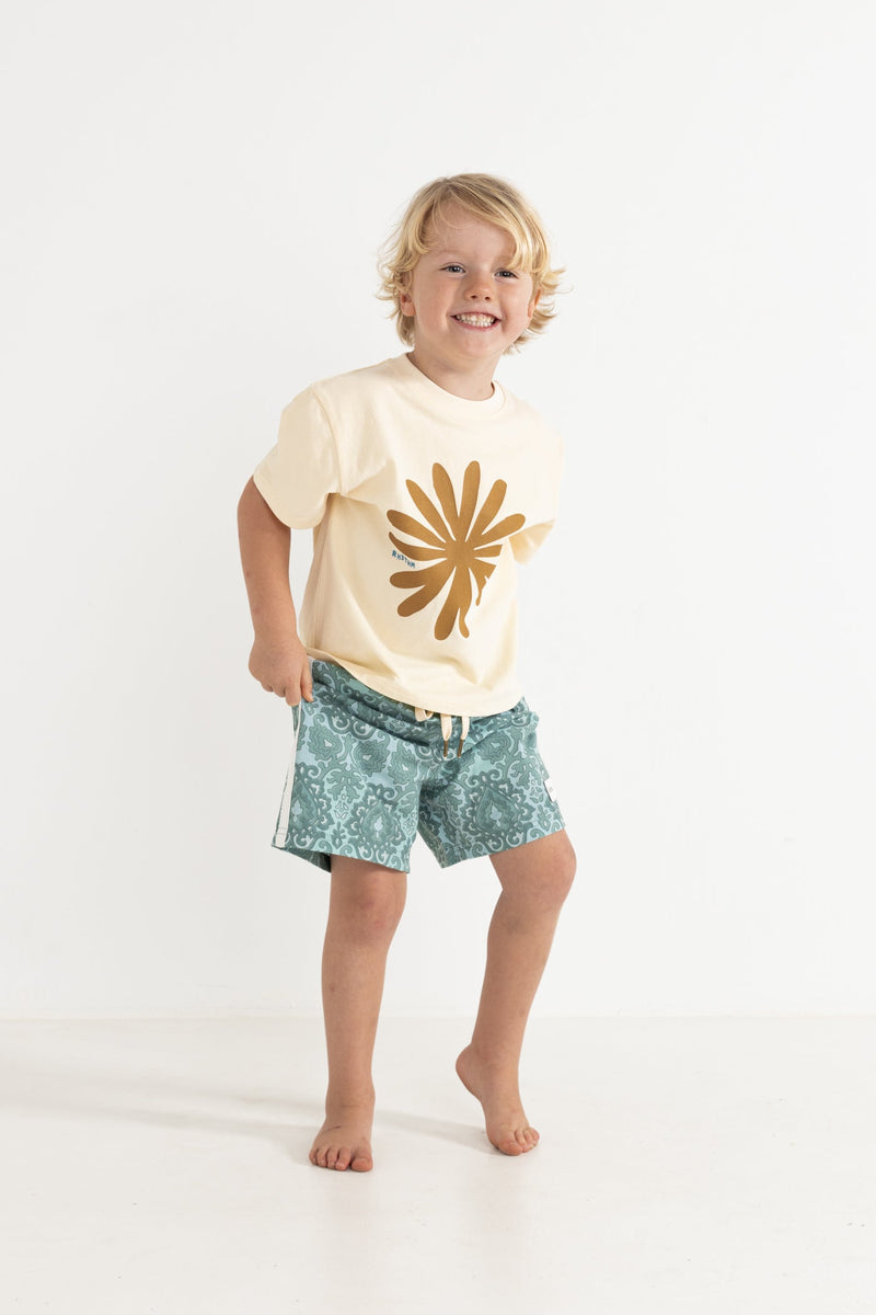 Kids Sun Ra SS T-Shirt Natural White