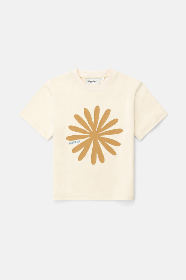 Kids Sun Ra SS T-Shirt Natural White