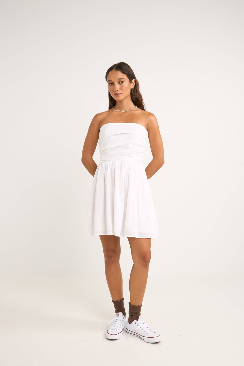 Mila Mini Dress White