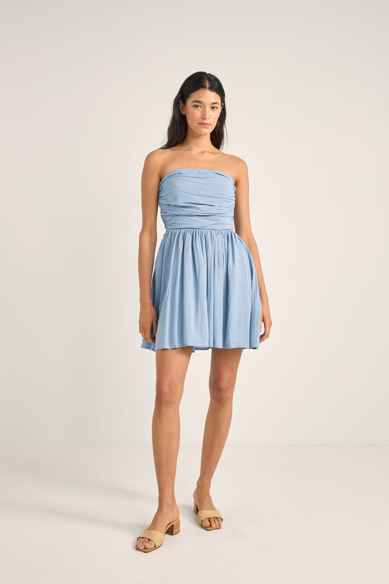 Mila Mini Dress Cornflower