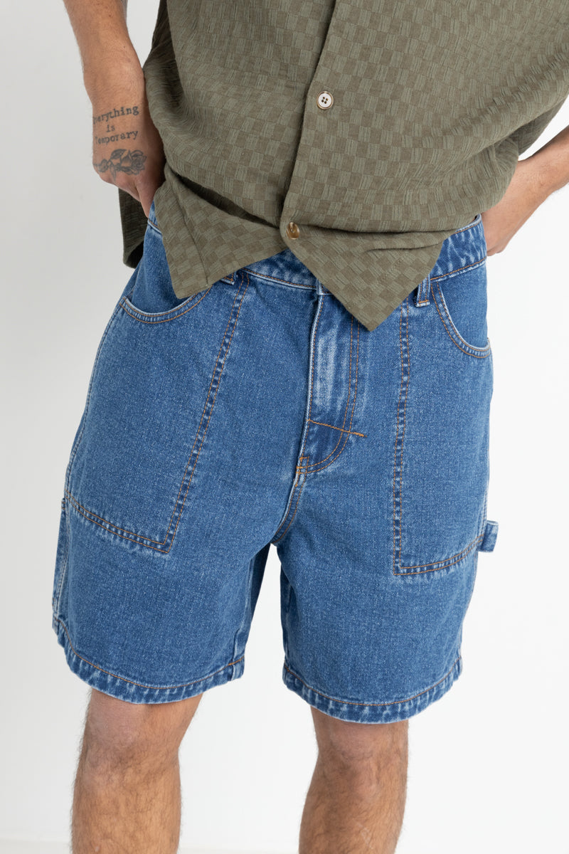 Slacker Denim Short Indigo