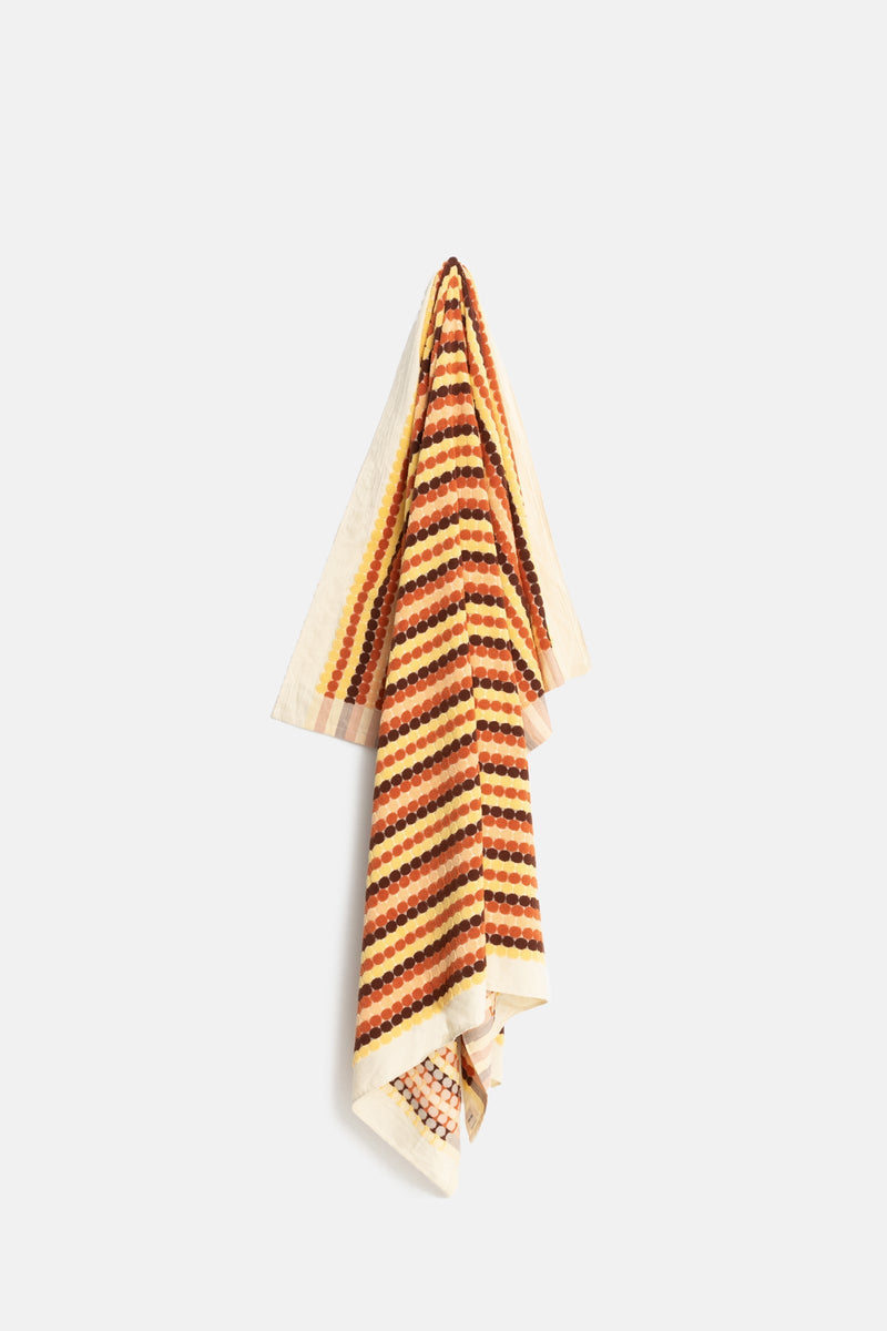 Vacation Beach Blanket Burnt Orange