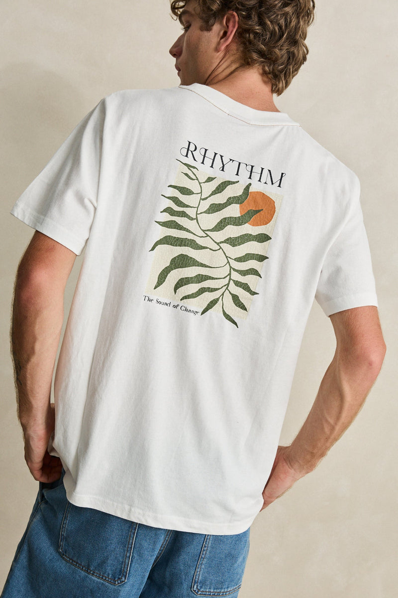 Fern Vintage Ss T-Shirt Vintage White – Rhythm EU