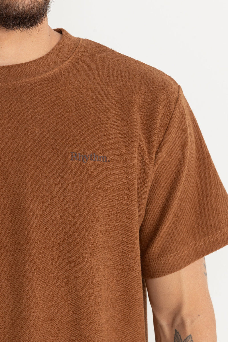 Vickers Vintage Terry Ss T-Shirt Brown