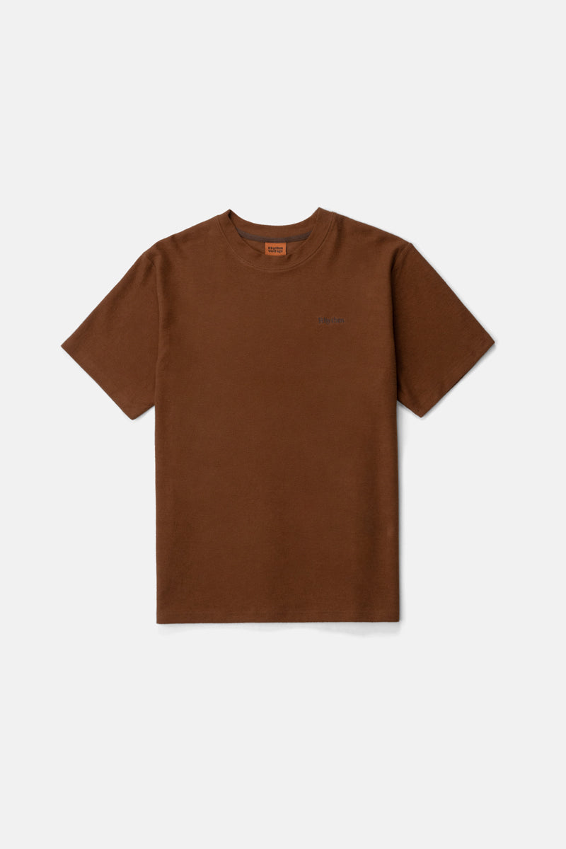 Vickers Vintage Terry Ss T-Shirt Brown