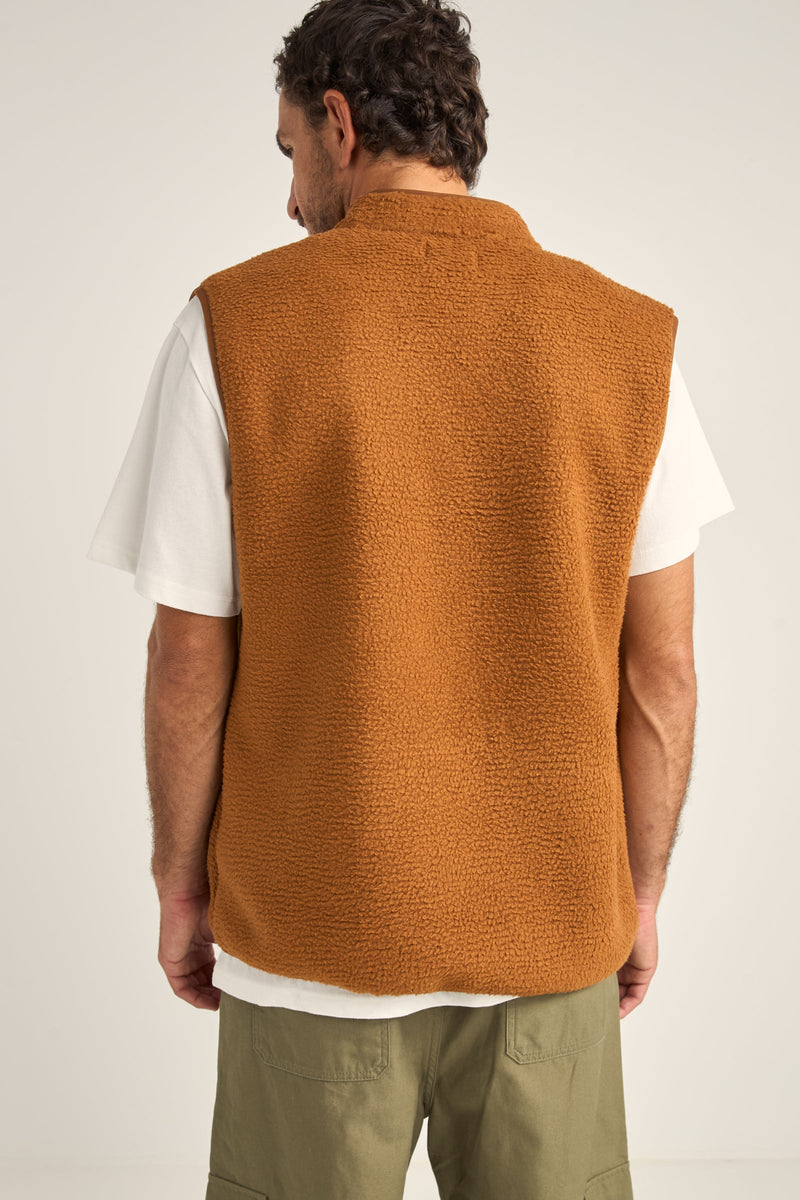 Marco Sherpa Vest Tobacco