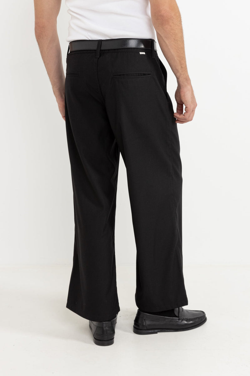 Jesse Pleated Pant Black