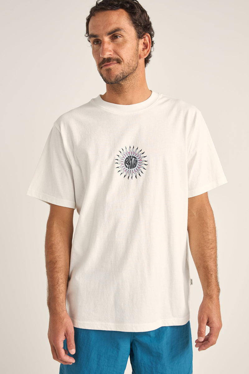 Sun Beams Vintage Ss T-Shirt Vintage White