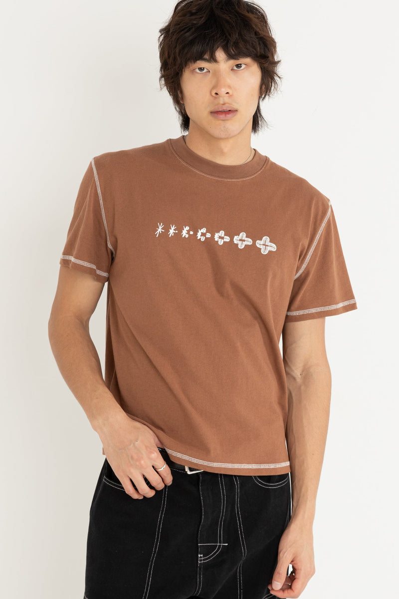 Evolution Band Ss T-Shirt Brown