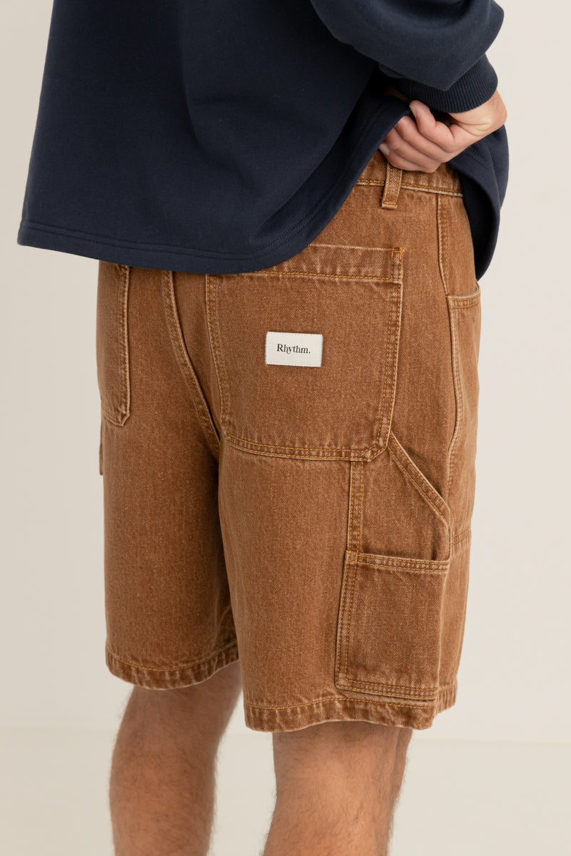 Slacker Denim Short Tobacco