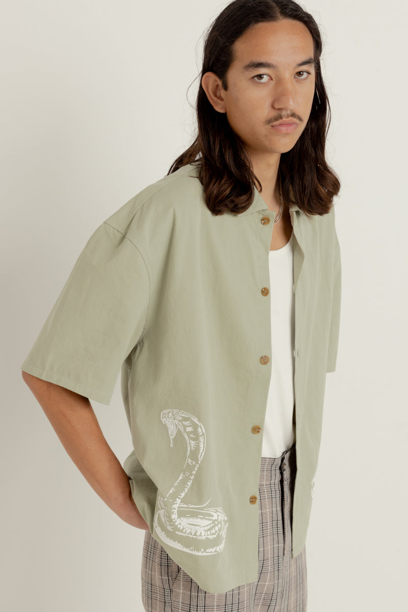 Bowlo Ss Shirt Vintage Green